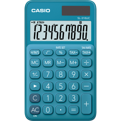 CASIO Taschenrechner SL-310UC-BU, blau