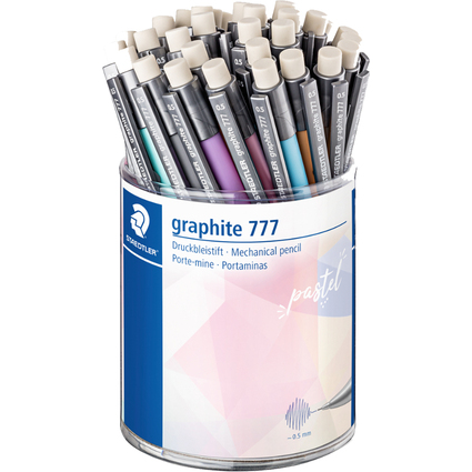 STAEDTLER Druckbleistift graphite 777 pastel, 36er Kcher