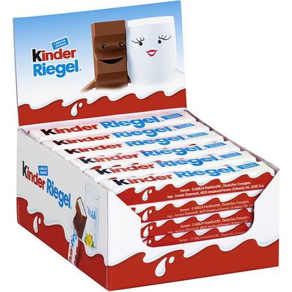 Kinder Schokoriegel, 36er Display, Inhalt: 756 g