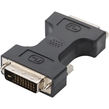 DIGITUS Adapter DVI(24+1) - DVI(24+5), schwarz