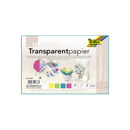 folia Transparentpapier "Candy", 505 x 700 mm, 115 g/qm