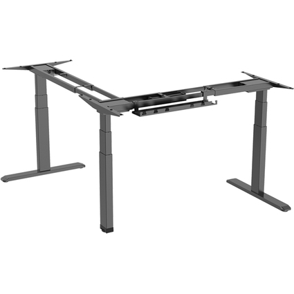 LogiLink Schreibtischgestell, elektrisch, 90 Grad L-Form