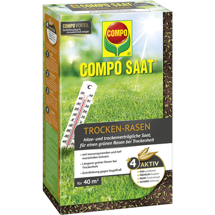COMPO SAAT Trocken-Rasen, 1 kg fr 40 qm
