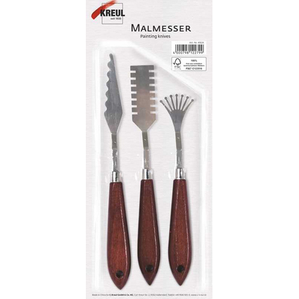 KREUL Malmesser sortiert, 3er-Set