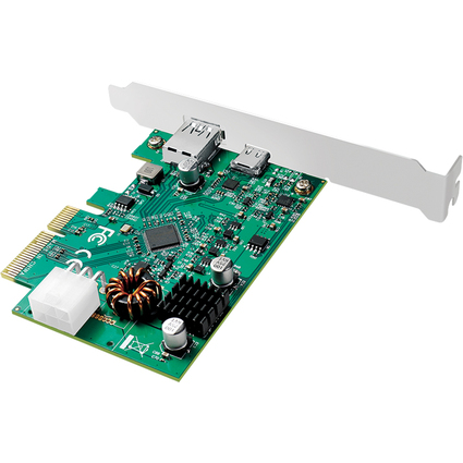 LogiLink USB 3.2 PCI-Express Karte, 2 Port, 10 GBit/Sek.