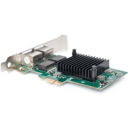 DIGITUS Dual Gigabit Ethernet PCI Express Karte, 2-Port