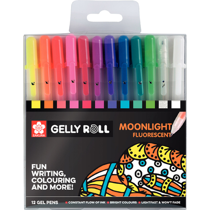 SAKURA Gel-Tintenroller Gelly Roll Moonlight, 12er Etui