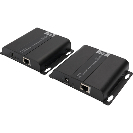 DIGITUS 4K HDMI Extender Set ber Kat / IP, PoE, schwarz