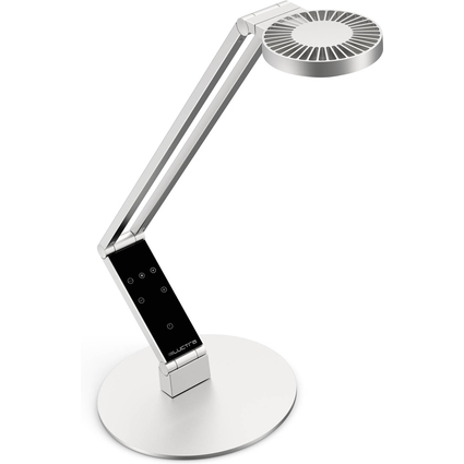 LUCTRA LED-Tischleuchte TABLE RADIAL BASE, silber
