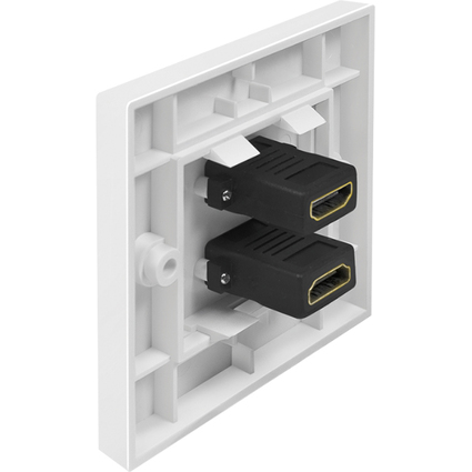 LogiLink Anschlussdose, 2x HDMI Kupplung - HDMI Kupplung