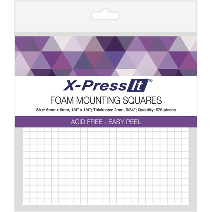 transotype X-Press It Montage-Schaumklebequadrate, 12 mm