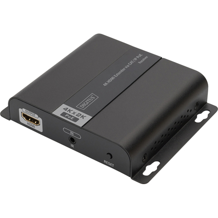 DIGITUS 4K HDMI Extender ber KAT/IP (Empfngereinheit), PoE