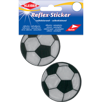 KLEIBER Reflex-Sticker "Fuball", silber