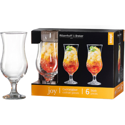 Ritzenhoff & Breker Cocktailglas JOY, glatt, 390 ml