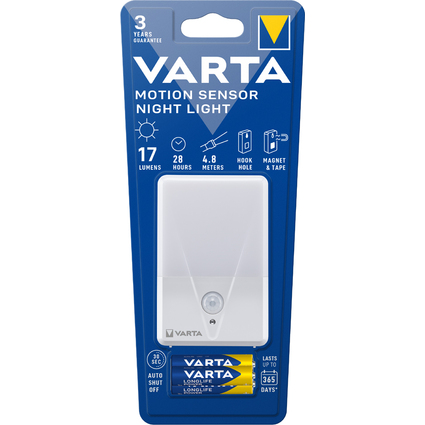 VARTA LED-Bewegungslicht "Motion Sensor Night Light", 1er