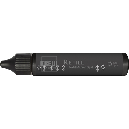 KREUL Refill fr Textilmarker OPAK, 25 ml, schwarz
