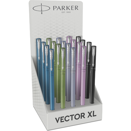 PARKER Fllhalter VECTOR XL, 20er Display