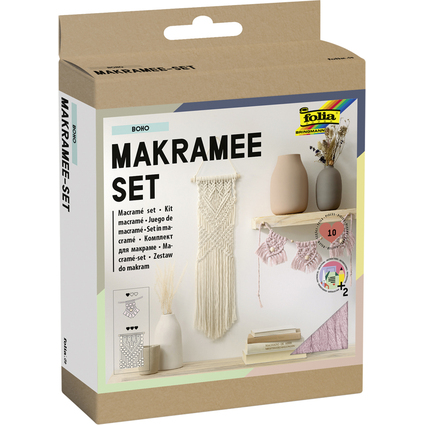 folia Makramee-Set BOHO, 10-teilig