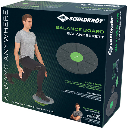 SCHILDKRT Balance-Board / Fitnesskreisel, grn/anthrazit