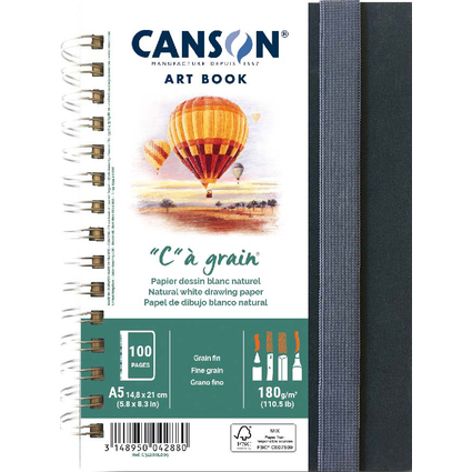 CANSON Skizzenbuch ART BOOK "C"  grain, DIN A5