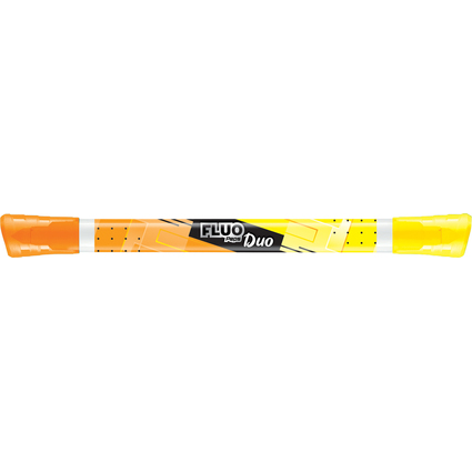 Maped Textmarker FLUO'PEPS PEN DUO, 2 Spitzen, gelb/orange