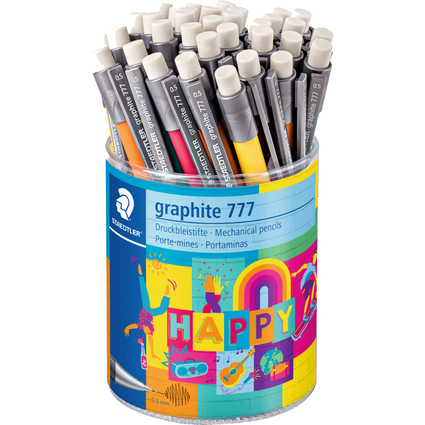STAEDTLER Druckbleistift graphite 777 HAPPY, 36er Kcher