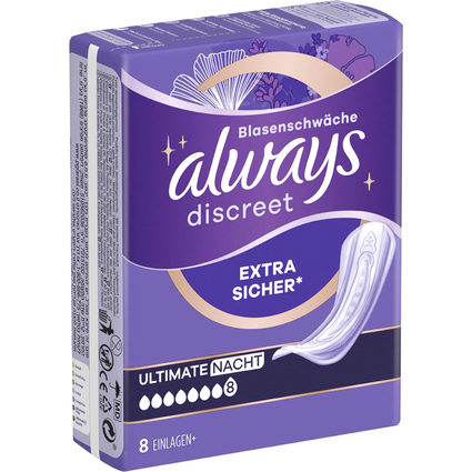 always discreet Inkontinenz-Einlage Ultimate Tag