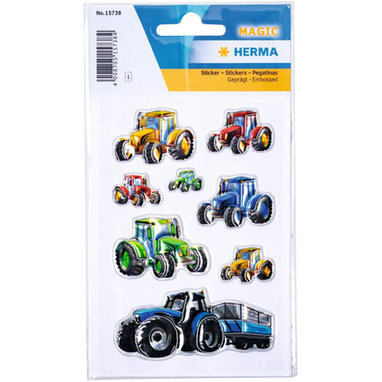 HERMA Sticker MAGIC "Traktoren Rennen"