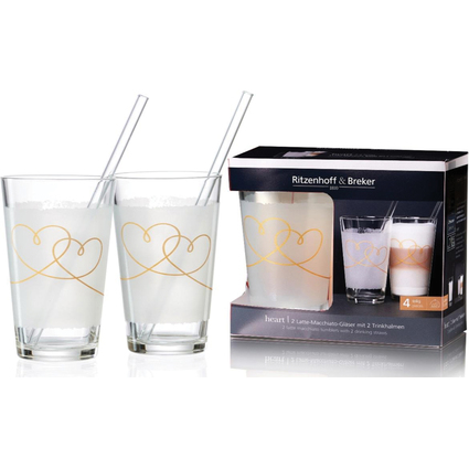 Ritzenhoff & Breker Latte-Macchiato-Set HEART