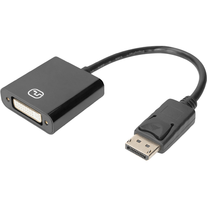 DIGITUS Aktiver DisplayPort Adapter/Konverter, DP auf DVI