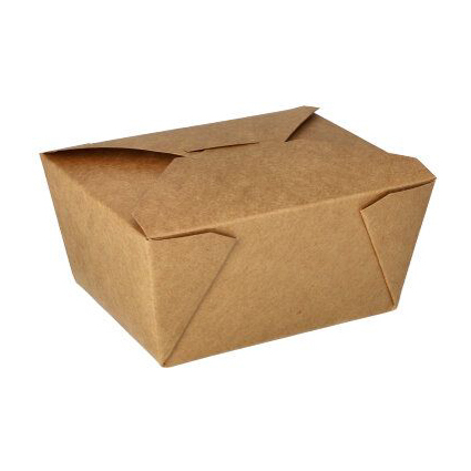 PAPSTAR Lunchbox "pure", 750 ml, braun