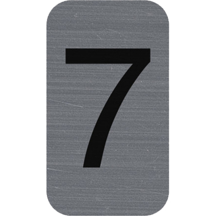 EXACOMPTA Selbstklebeschild Zahl "7", 25 x 44 mm