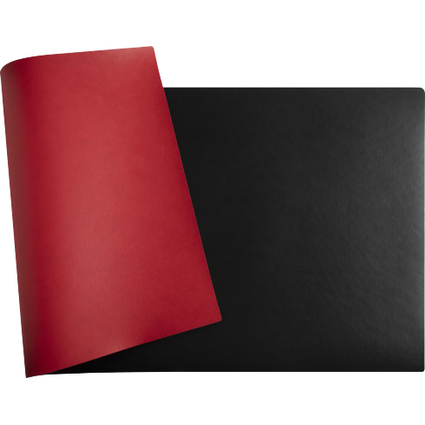 EXACOMPTA Schreibunterlage, 350 x 600 mm, schwarz / rot