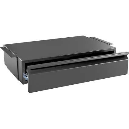 DIGITUS Schreibtisch Unterbau-Schublade, schwarz-matt