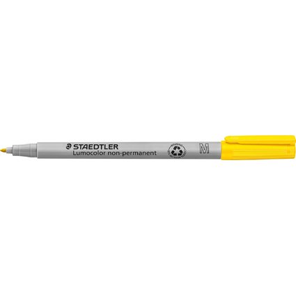STAEDTLER Lumocolor NonPermanent-Marker 315M, gelb, (315-1)