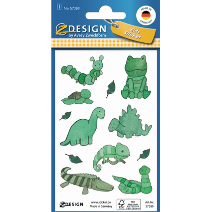 AVERY Zweckform ZDesign KIDS Papier-Sticker, grn
