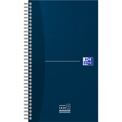 Oxford Office Essentials TaskManager, 141 x 246 mm, blau