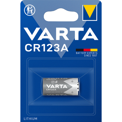 VARTA Foto-Batterie "LITHIUM", CR123A, 3,0 Volt