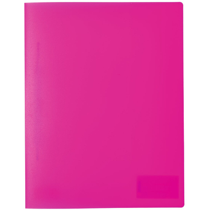 HERMA Schnellhefter, aus PP, DIN A4, neon-pink