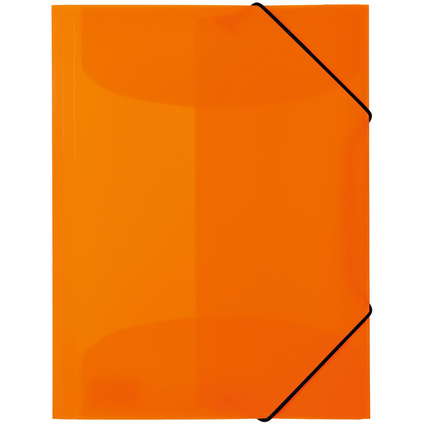 HERMA Eckspannermappe, aus PP, DIN A4, neon-orange