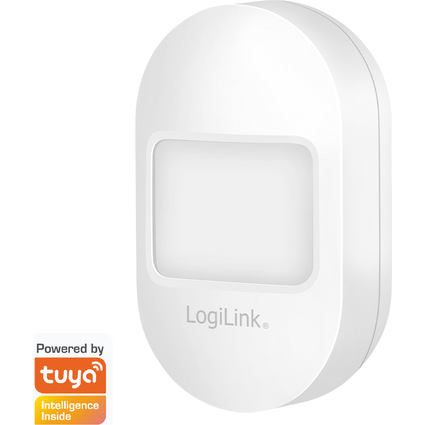LogiLink Wi-Fi Smart Bewegungsmelder, Tuya kompatibel, wei