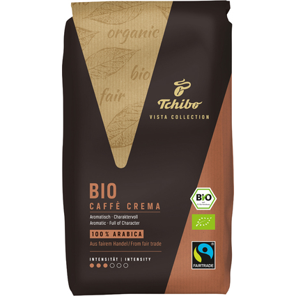 Tchibo Kaffee "Vista Bio Caff Crema", ganze Bohne