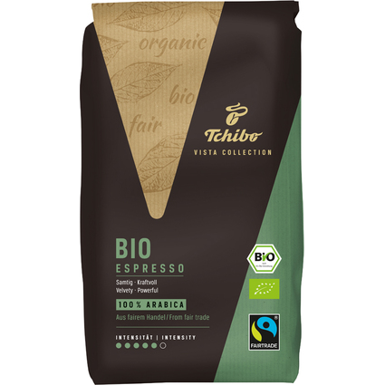 Tchibo Kaffee "Vista Bio Espresso", ganze Bohne