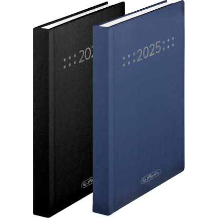 herlitz Buchkalender Minitimer 2025, A6, farbig sortiert