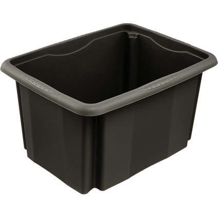 keeeper Aufbewahrungsbox "emil eco", 15 Liter, graphite