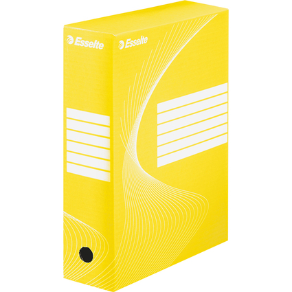 Esselte Archiv-Schachtel VIVIDA, DIN A4, gelb, (B)100 mm