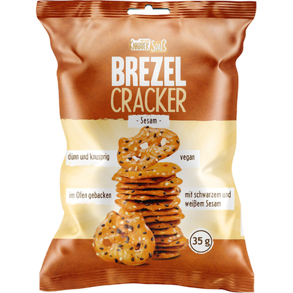 HELLMA Brezel Cracker Sesam, im Portionsbeutel  35 g