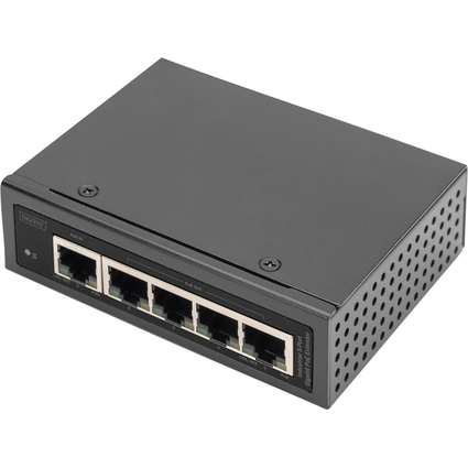 DIGITUS Industrial Gigabit PoE Extender, 5-Port