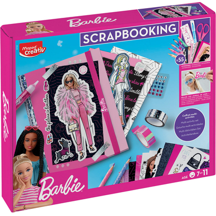 Maped Scrapbooking-Set Barbie, 55-teilig