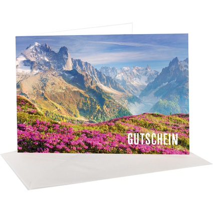 sigel Gutscheinkarten-Set "Montain landscapes by seasons"